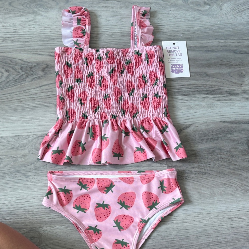 Poppy Kids strawberry swim suit